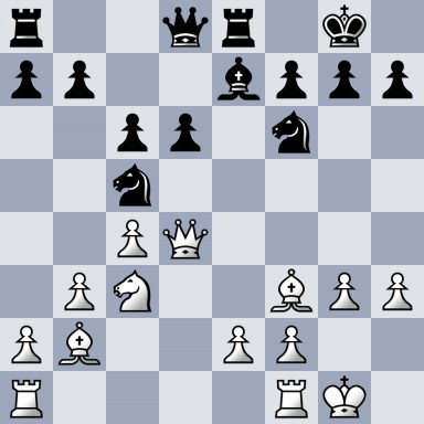 r2qr1k1/pp2bppp/2pp1n2/2n5/2PQ4/1PN2BPP/PB2PP2/R4RK1 w - - 0 13