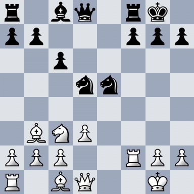 r1bq1rk1/pp3ppp/2p5/3nn3/8/1BNP4/PPP2RPP/R1BQ2K1 w - - 0 11